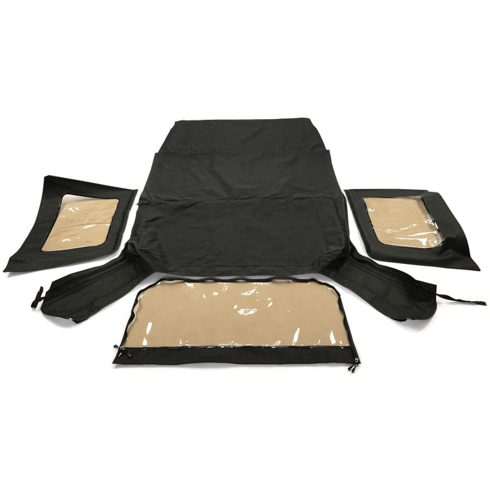 DURAFORCE Fits 2010-18 Jeep Wrangler JK Rubicon 4-Door Replacement Soft Top Tinted Windows