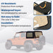 DURAFORCE Fits 2010-18 Jeep Wrangler JK Rubicon 4-Door Replacement Soft Top Tinted Windows