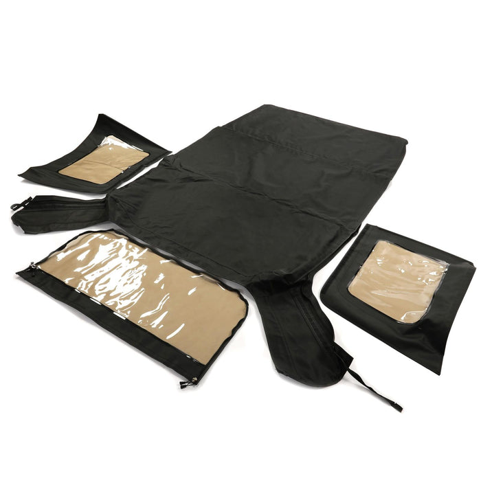 DURAFORCE Fits 2010-18 Jeep Wrangler JK Rubicon 4-Door Replacement Soft Top Tinted Windows