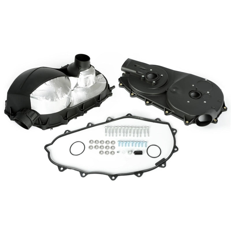 DURAFORCE For 420212286 420612304 Can Am Maverick 1000R Drive Clutch Belt Cover CVT Kit