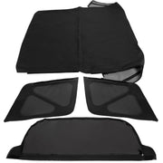 DURAFORCE For 1995-1998 Suzuki Sidekick Soft Top & Zip Out Tinted Windows Black