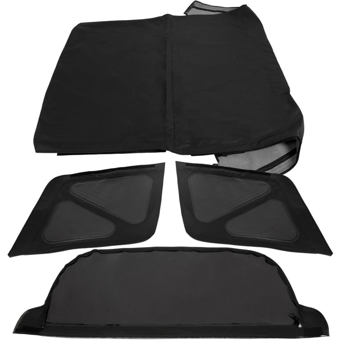 DURAFORCE For 1995-1998 Suzuki Sidekick Soft Top & Zip Out Tinted Windows Black