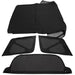 DURAFORCE For 1995-1998 Suzuki Sidekick Soft Top & Zip Out Tinted Windows Black