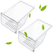 DURAFORCE 2 x Crisper Drawer Compatible with Frigidaire Refrigerator 240337103 240337107