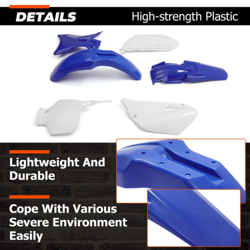 DURAFORCE Complete Plastics Kit Fairing Fender Bodywork Set For Yamaha YZ85 2002-2014