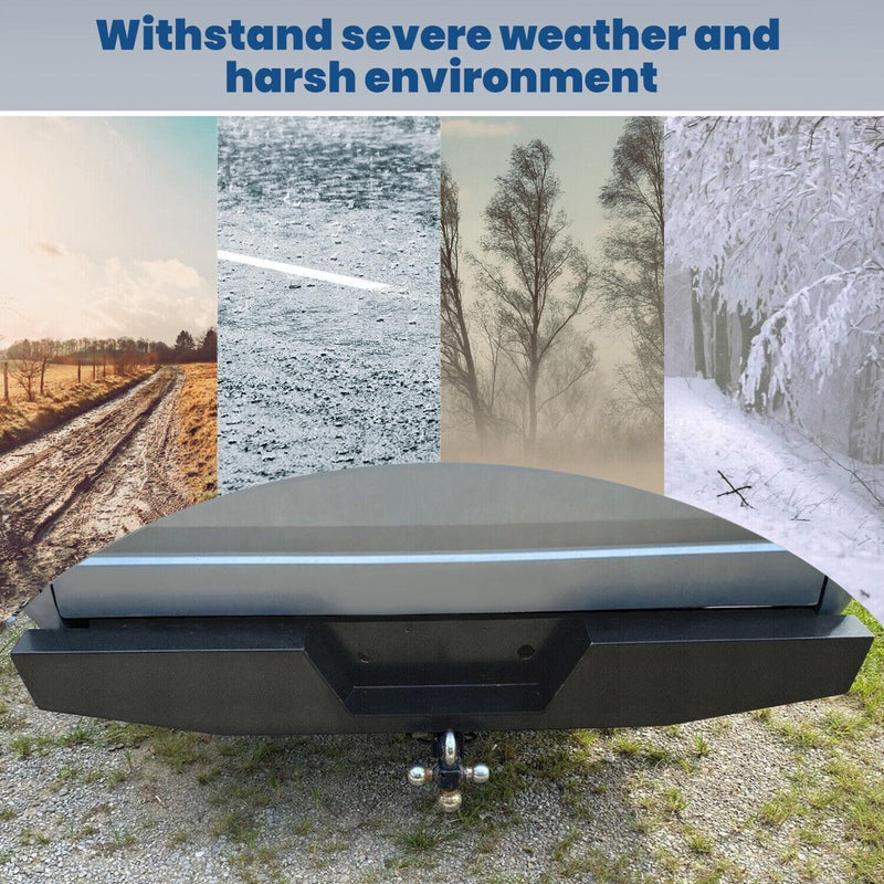DURAFORCE For 73-97 Ford F150 F250 F350 F-Series Full Size Steel Rear Bumper
