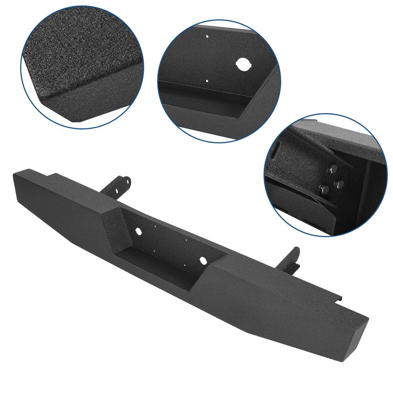 DURAFORCE For 73-97 Ford F150 F250 F350 F-Series Full Size Steel Rear Bumper