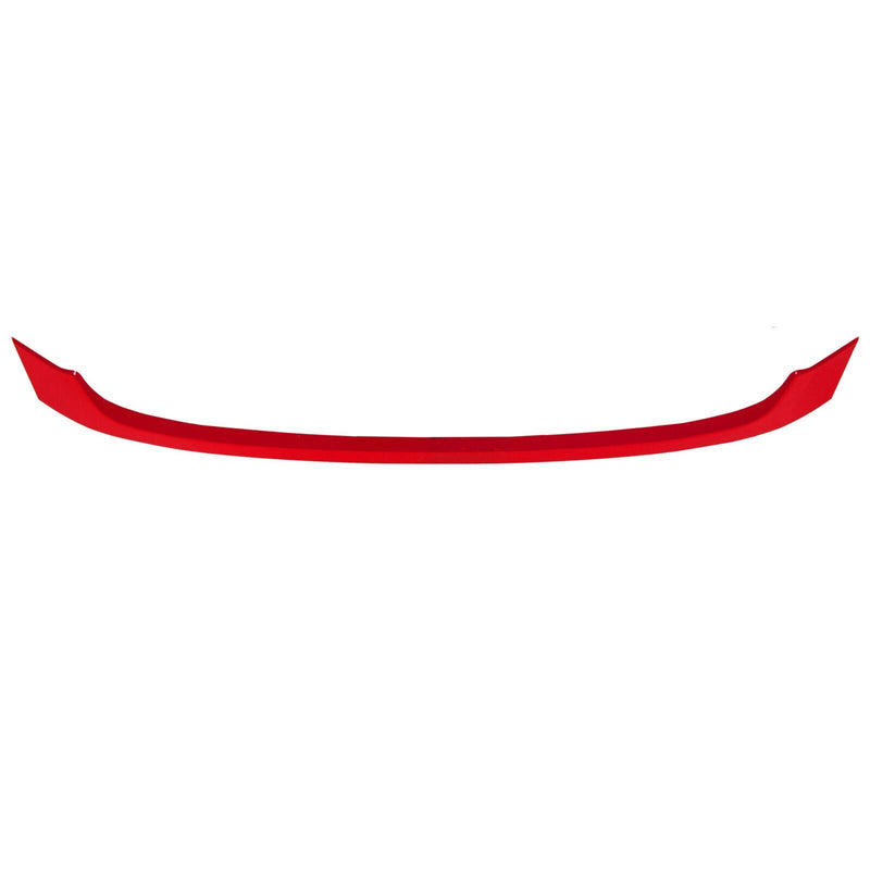 DURAFORCE FOR 2016-2021 HONDA CIVIC JDM GLOSSY RED ABS FRONT GRILL TRIM COVER GARNISH- 3PC