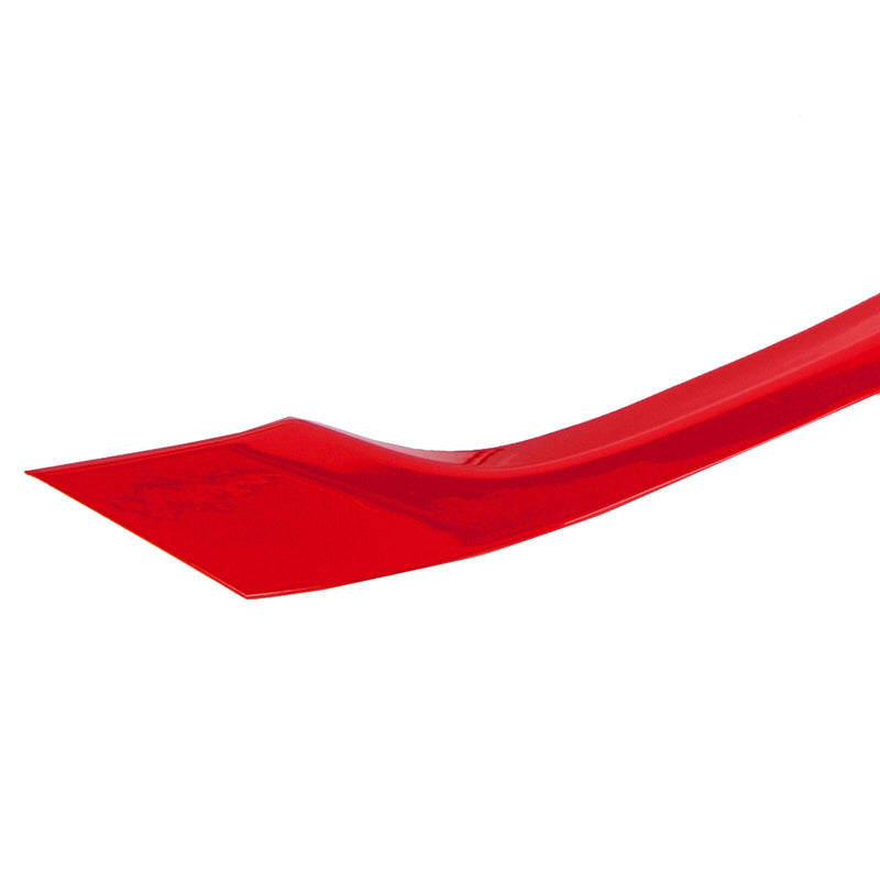 DURAFORCE FOR 2016-2021 HONDA CIVIC JDM GLOSSY RED ABS FRONT GRILL TRIM COVER GARNISH- 3PC