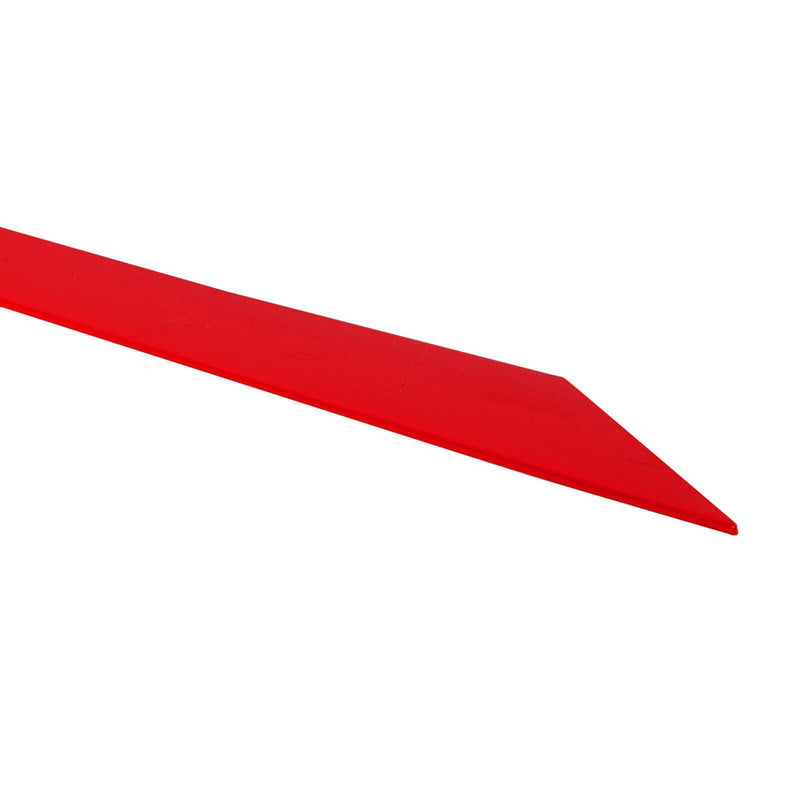 DURAFORCE FOR 2016-2021 HONDA CIVIC JDM GLOSSY RED ABS FRONT GRILL TRIM COVER GARNISH- 3PC