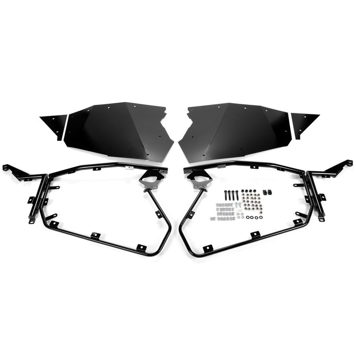 DURAFORCE Pair Aluminum Full Doors UTV Side for 14-23 Polaris RZR XP 1000 Turbo S FOX High