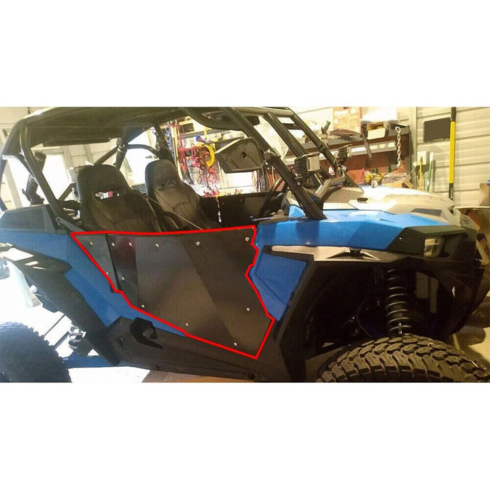 DURAFORCE Pair Aluminum Full Doors UTV Side for 14-23 Polaris RZR XP 1000 Turbo S FOX High