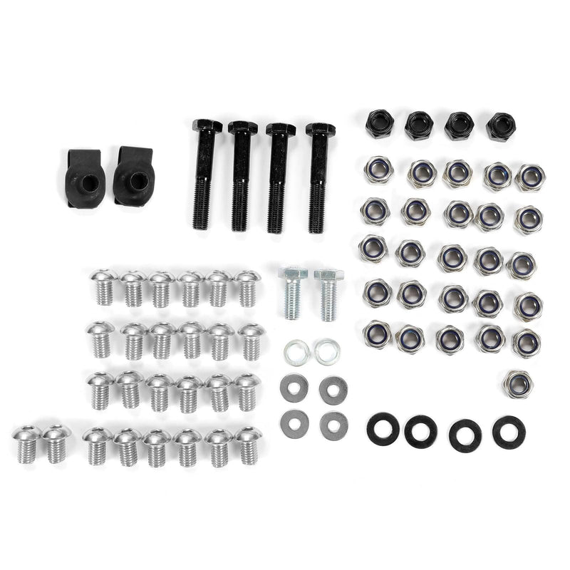 DURAFORCE Pair Aluminum Full Doors UTV Side for 14-23 Polaris RZR XP 1000 Turbo S FOX High