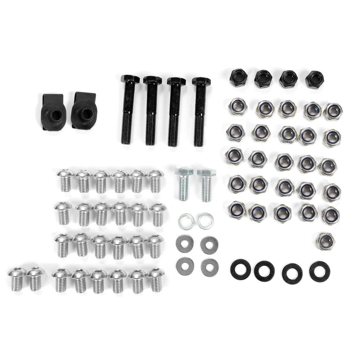 DURAFORCE Pair Aluminum Full Doors UTV Side for 14-23 Polaris RZR XP 1000 Turbo S FOX High