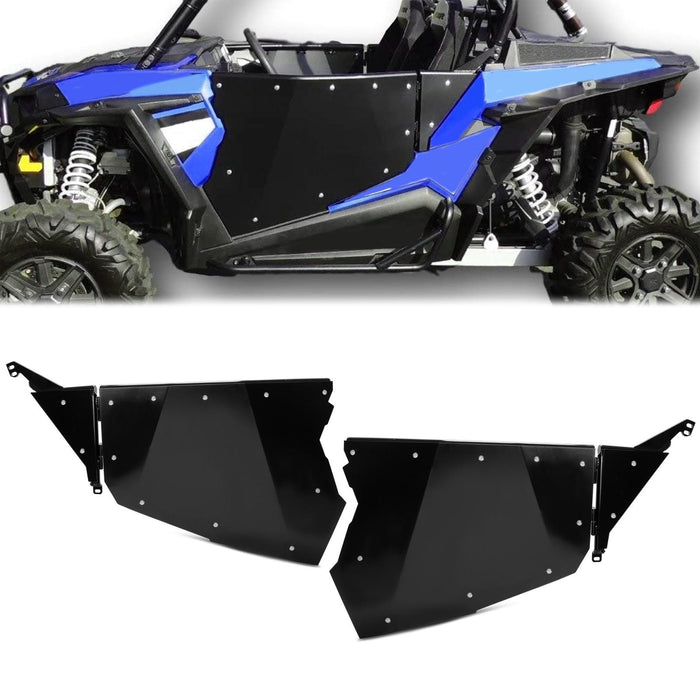 DURAFORCE Pair Aluminum Full Doors UTV Side for 14-23 Polaris RZR XP 1000 Turbo S FOX High