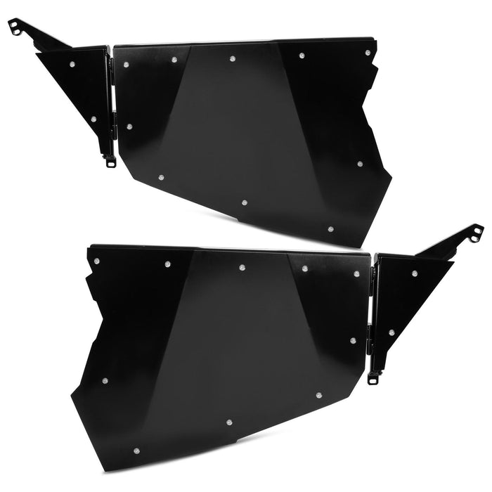 DURAFORCE Pair Aluminum Full Doors UTV Side for 14-23 Polaris RZR XP 1000 Turbo S FOX High