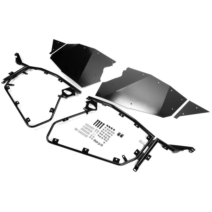 DURAFORCE Pair Aluminum Full Doors UTV Side for 14-23 Polaris RZR XP 1000 Turbo S FOX High