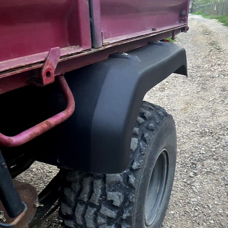 DURAFORCE For 2001-2008 01-08 Kawasaki Mule 3000 3010 3020 Rear Fender Pair Black PP