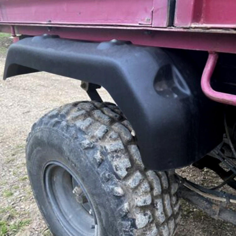 DURAFORCE For 2001-2008 01-08 Kawasaki Mule 3000 3010 3020 Rear Fender Pair Black PP