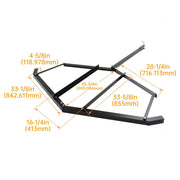 DURAFORCE 72" Adjustable Tow-Behind ForATV UTV Lawn Tractor Landscape Driveway Harrow Drag