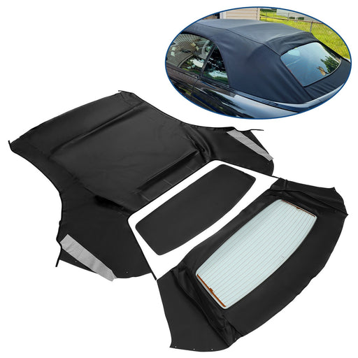 DURAFORCE For Ford Mustang 1994-2004 Convertible Soft Top & Heated Glass Window Black