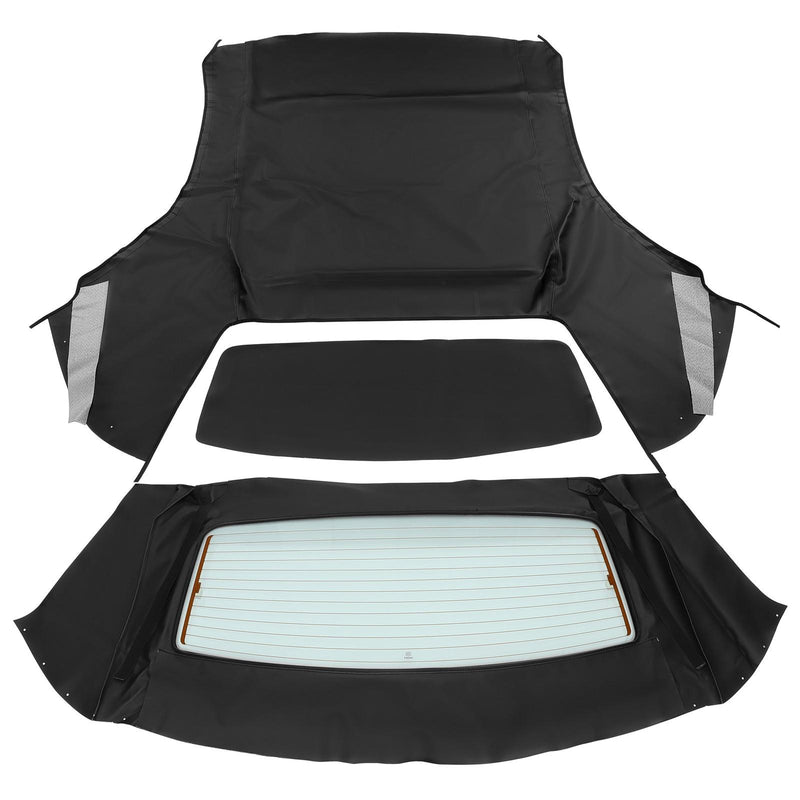 DURAFORCE For Ford Mustang 1994-2004 Convertible Soft Top & Heated Glass Window Black