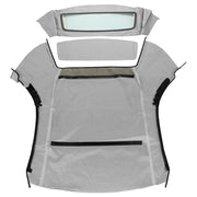 DURAFORCE For Ford Mustang 1994-2004 Convertible Soft Top & Heated Glass Window Black