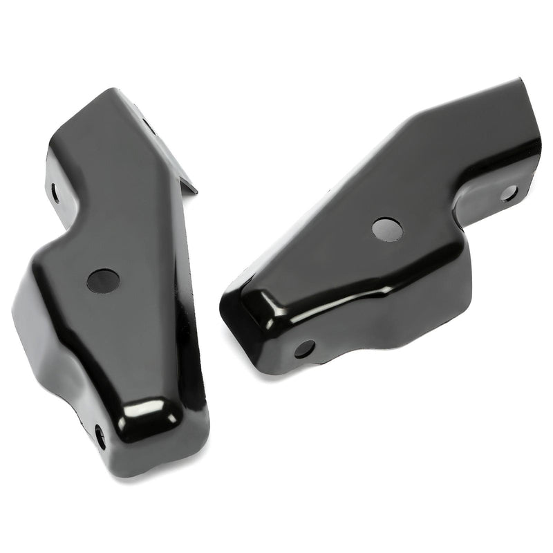 DURAFORCE Front Outside LH & RH Bumper Bracket Set For 03-07 Escalade Silverado Impact Bar