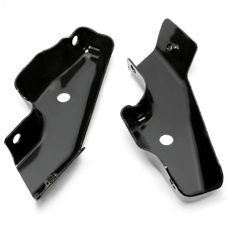 DURAFORCE Front Outside LH & RH Bumper Bracket Set For 03-07 Escalade Silverado Impact Bar