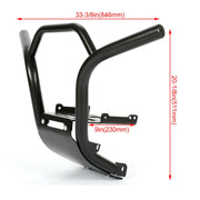 DURAFORCE For 2019-2021 Honda Talon 1000R 1000X 1000 X-4 Defender HD Front Bumper Black