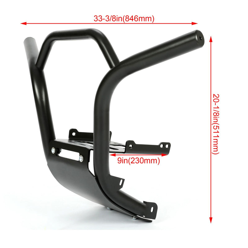 DURAFORCE For 2019-2021 Honda Talon 1000R 1000X 1000 X-4 Defender HD Front Bumper Black