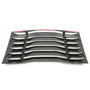 DURAFORCE Rear Window Louver Windshield Cover Sun Shade Vent For Dodge Charger 2011-2023
