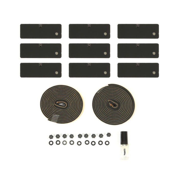 DURAFORCE Rear Window Louver Windshield Cover Sun Shade Vent For Dodge Charger 2011-2023