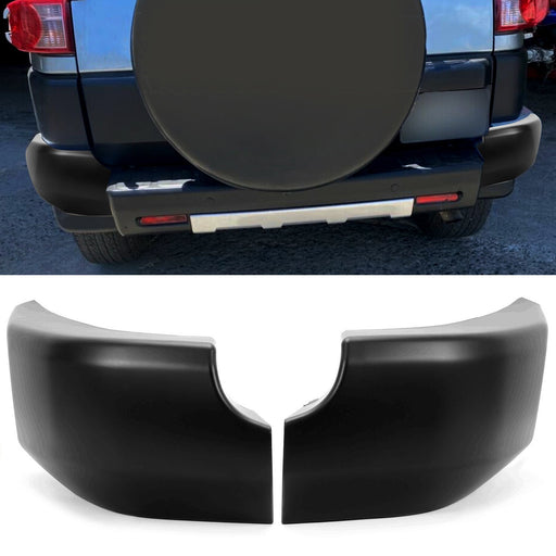 DURAFORCE For Toyota FJ Cruiser 07-14 Pair Rear Corner Bumper End Cap Pad LH & RH Black