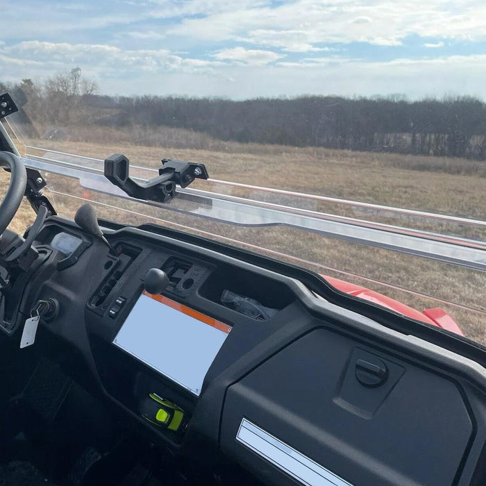 DURAFORCE For Honda Pioneer 1000 / 1000-5 Scratch Resistant Flip Windshield 2016-2025