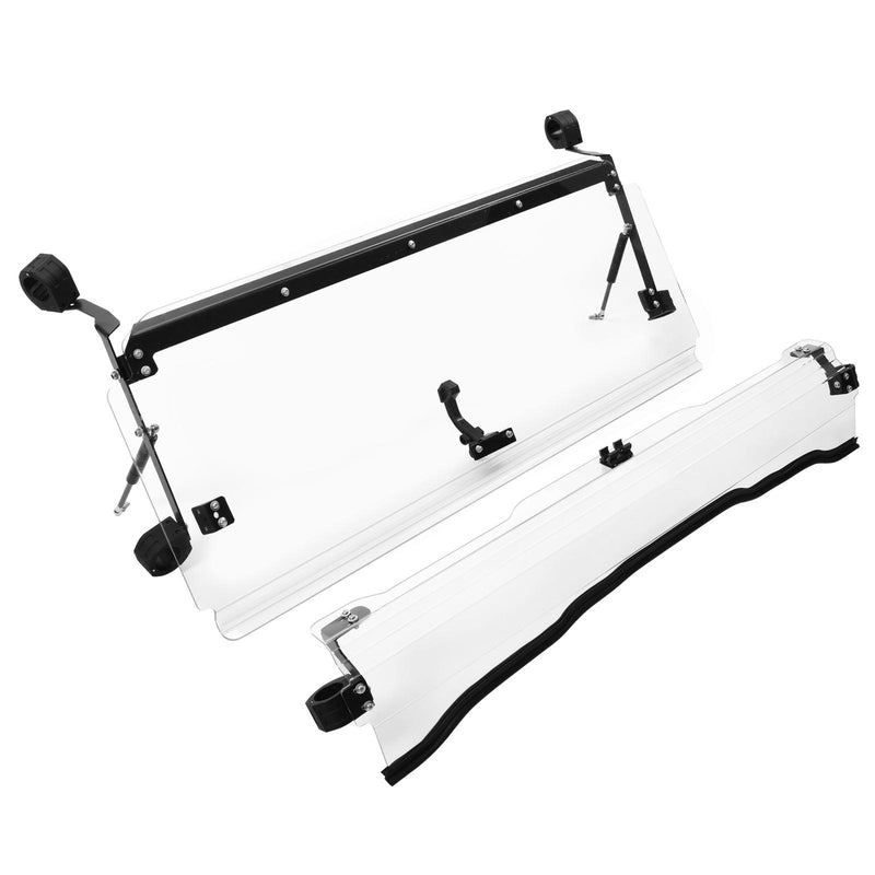 DURAFORCE For Honda Pioneer 1000 / 1000-5 Scratch Resistant Flip Windshield 2016-2025