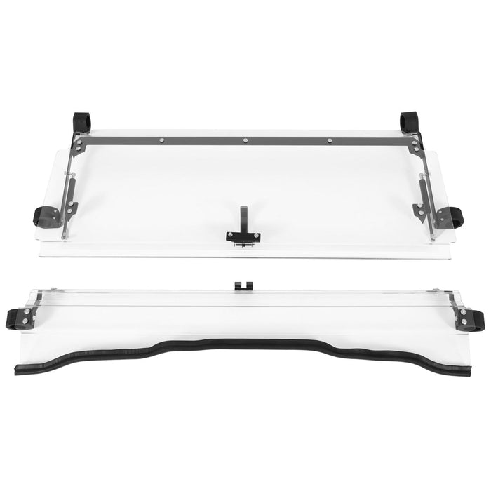 DURAFORCE For Honda Pioneer 1000 / 1000-5 Scratch Resistant Flip Windshield 2016-2025