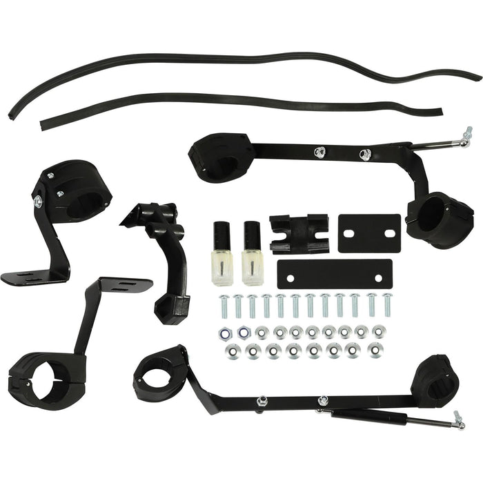 DURAFORCE For Honda Pioneer 1000 / 1000-5 Scratch Resistant Flip Windshield 2016-2025