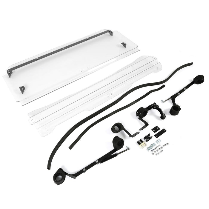 DURAFORCE For Honda Pioneer 1000 / 1000-5 Scratch Resistant Flip Windshield 2016-2025