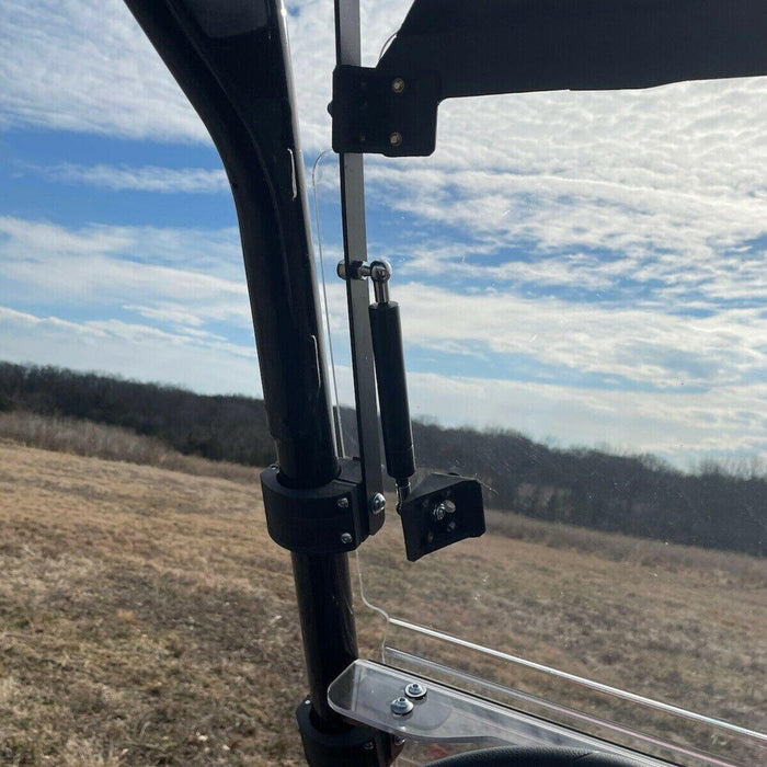 DURAFORCE For Honda Pioneer 1000 / 1000-5 Scratch Resistant Flip Windshield 2016-2025