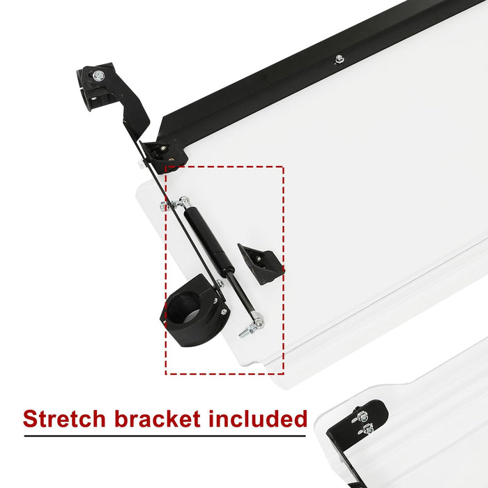 DURAFORCE For Honda Pioneer 1000 / 1000-5 Scratch Resistant Flip Windshield 2016-2025