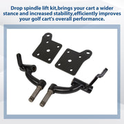 DURAFORCE 6'' Drop Spindle Lift Kit For EZGO TXT Gas 01.5-08.5 Electric 2001.5+ Golf Cart