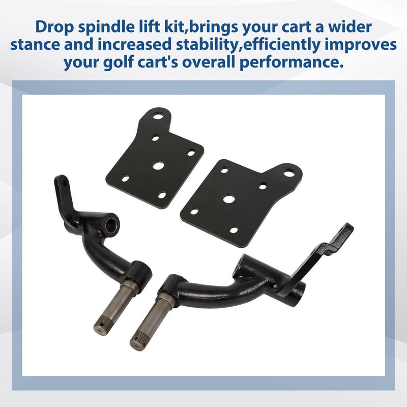 DURAFORCE 6'' Drop Spindle Lift Kit For EZGO TXT Gas 01.5-08.5 Electric 2001.5+ Golf Cart