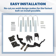 DURAFORCE 6'' Drop Spindle Lift Kit For EZGO TXT Gas 01.5-08.5 Electric 2001.5+ Golf Cart