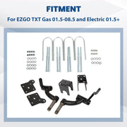 DURAFORCE 6'' Drop Spindle Lift Kit For EZGO TXT Gas 01.5-08.5 Electric 2001.5+ Golf Cart