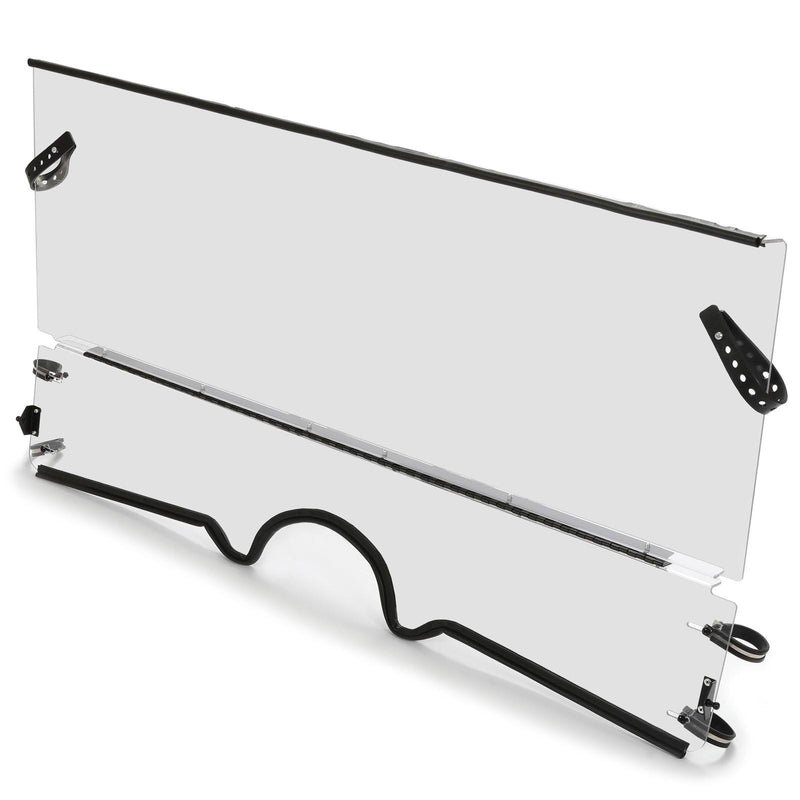 DURAFORCE Top Roof & 1/4" Front Folding Windshield For 2004-2013 Yamaha Rhino 450 660 700