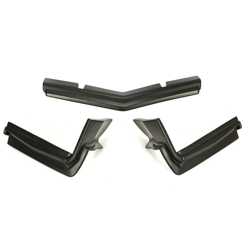 DURAFORCE For 1979-1985 Buick Riviera Model Front Plastic Bumper Fillers (Set of 3 Pcs)