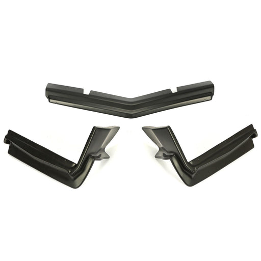 DURAFORCE For 1979-1985 Buick Riviera Model Front Plastic Bumper Fillers (Set of 3 Pcs)