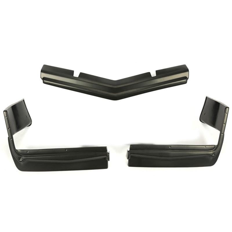 DURAFORCE For 1979-1985 Buick Riviera Model Front Plastic Bumper Fillers (Set of 3 Pcs)