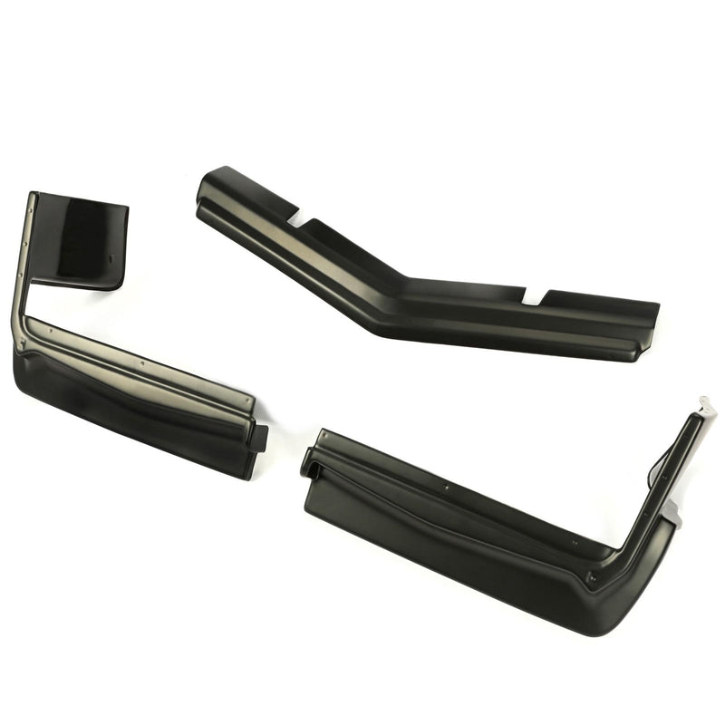 DURAFORCE For 1979-1985 Buick Riviera Model Front Plastic Bumper Fillers (Set of 3 Pcs)